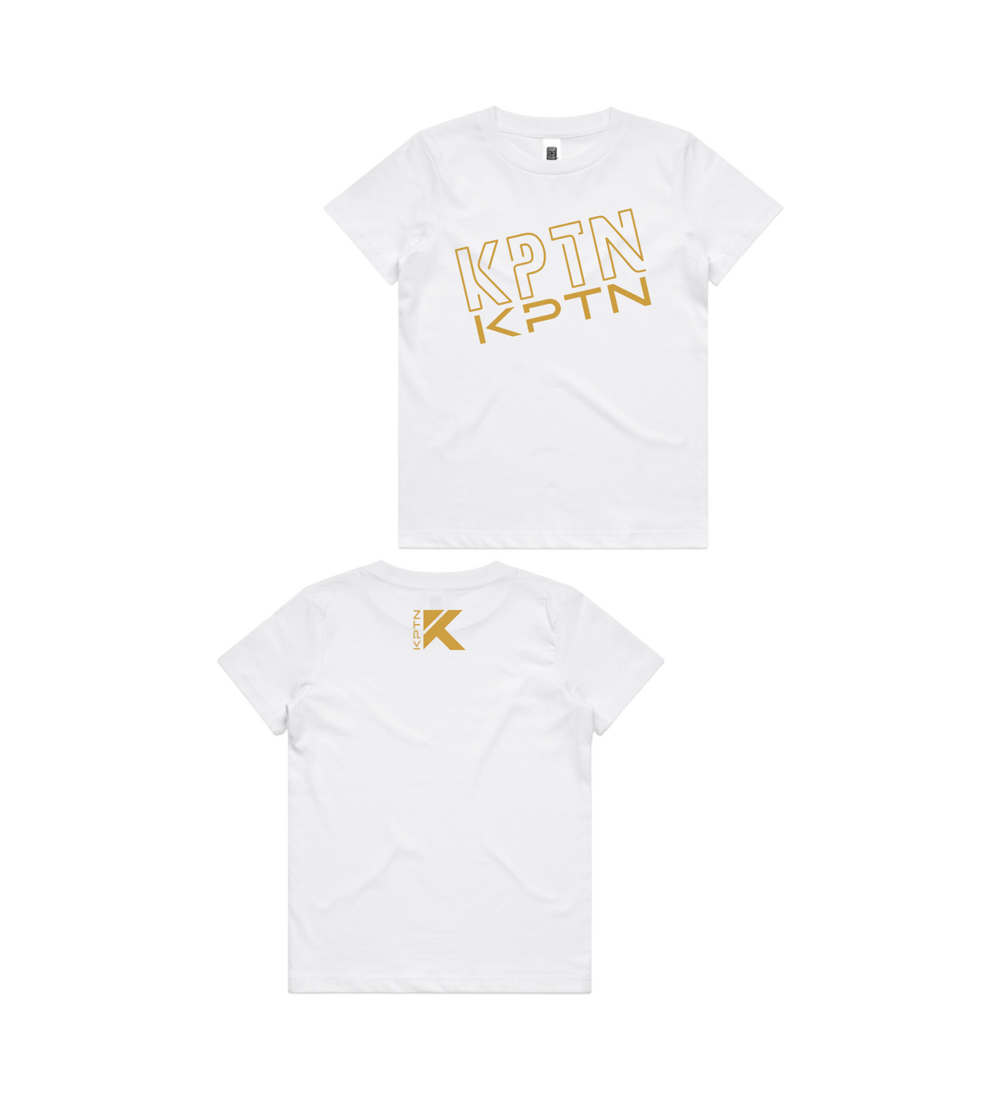 Kids Dual Logo T-Shirt (Gold Edition)