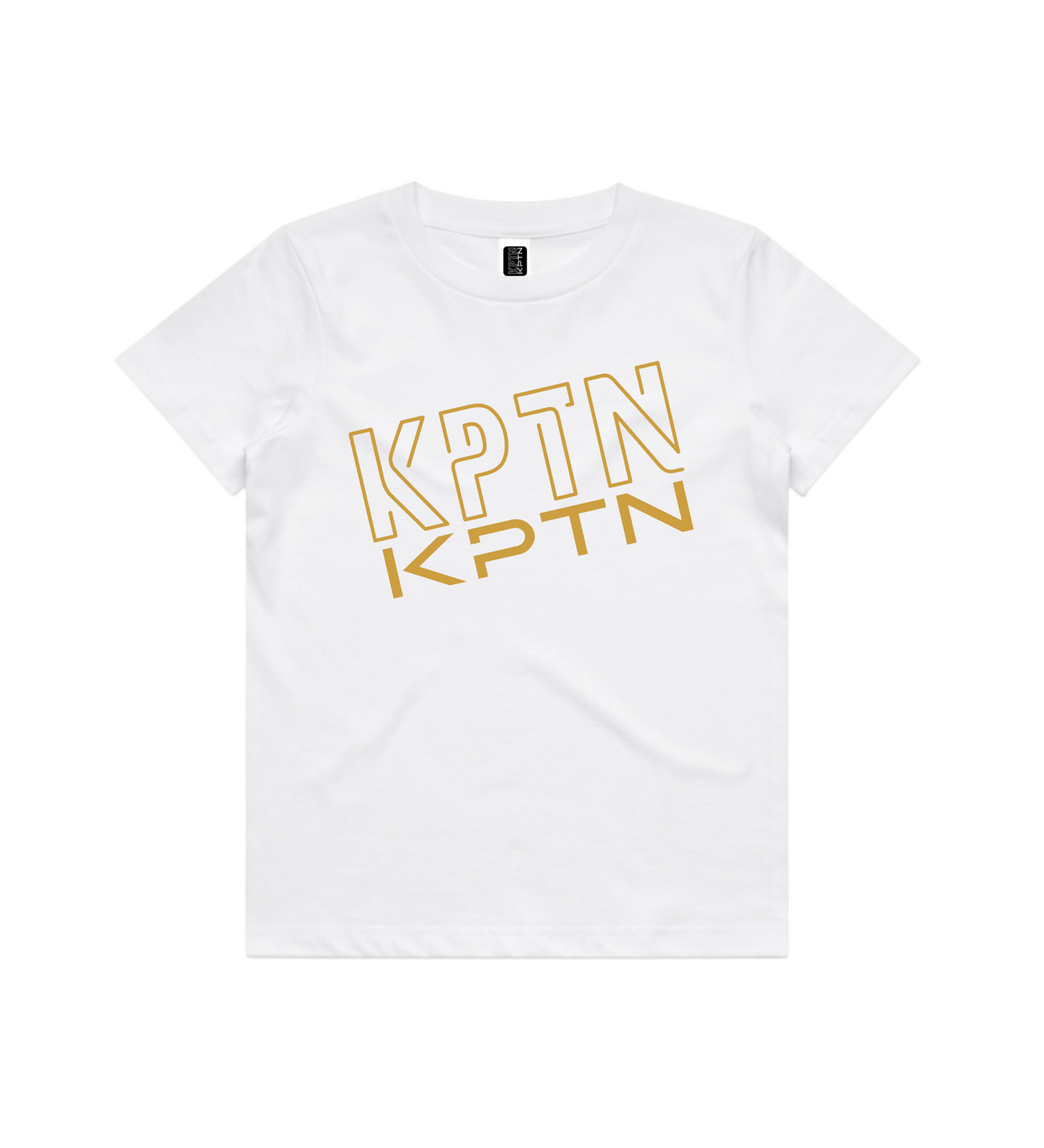 Kids Dual Logo T-Shirt (Gold Edition)