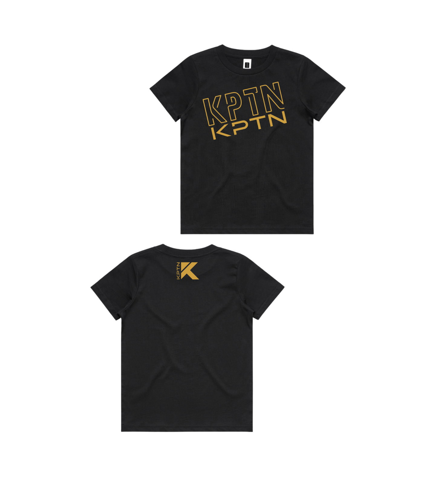 Kids Dual Logo T-Shirt (Gold Edition)