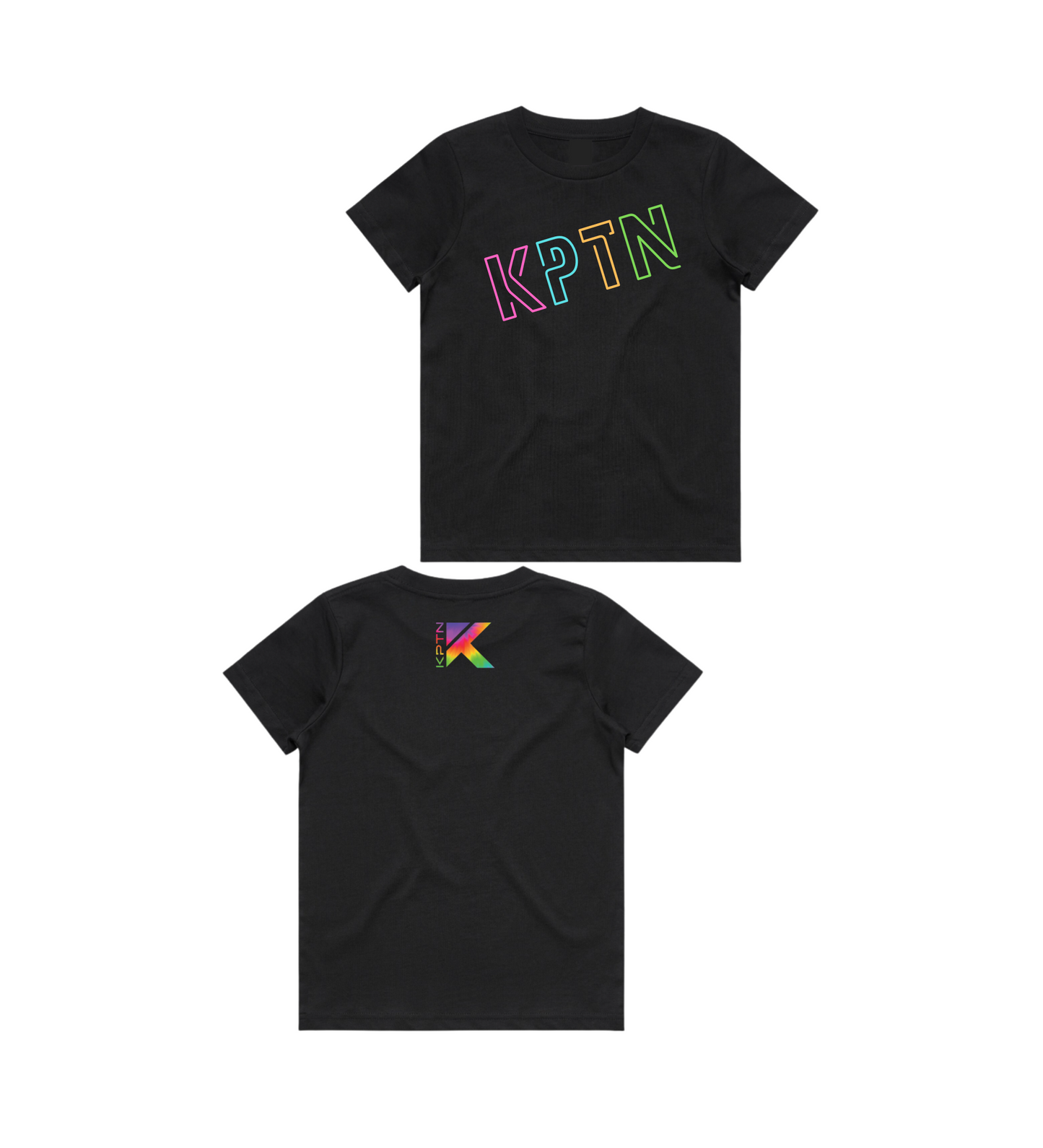 Kids Neon Tie-Dye Logo T-Shirt