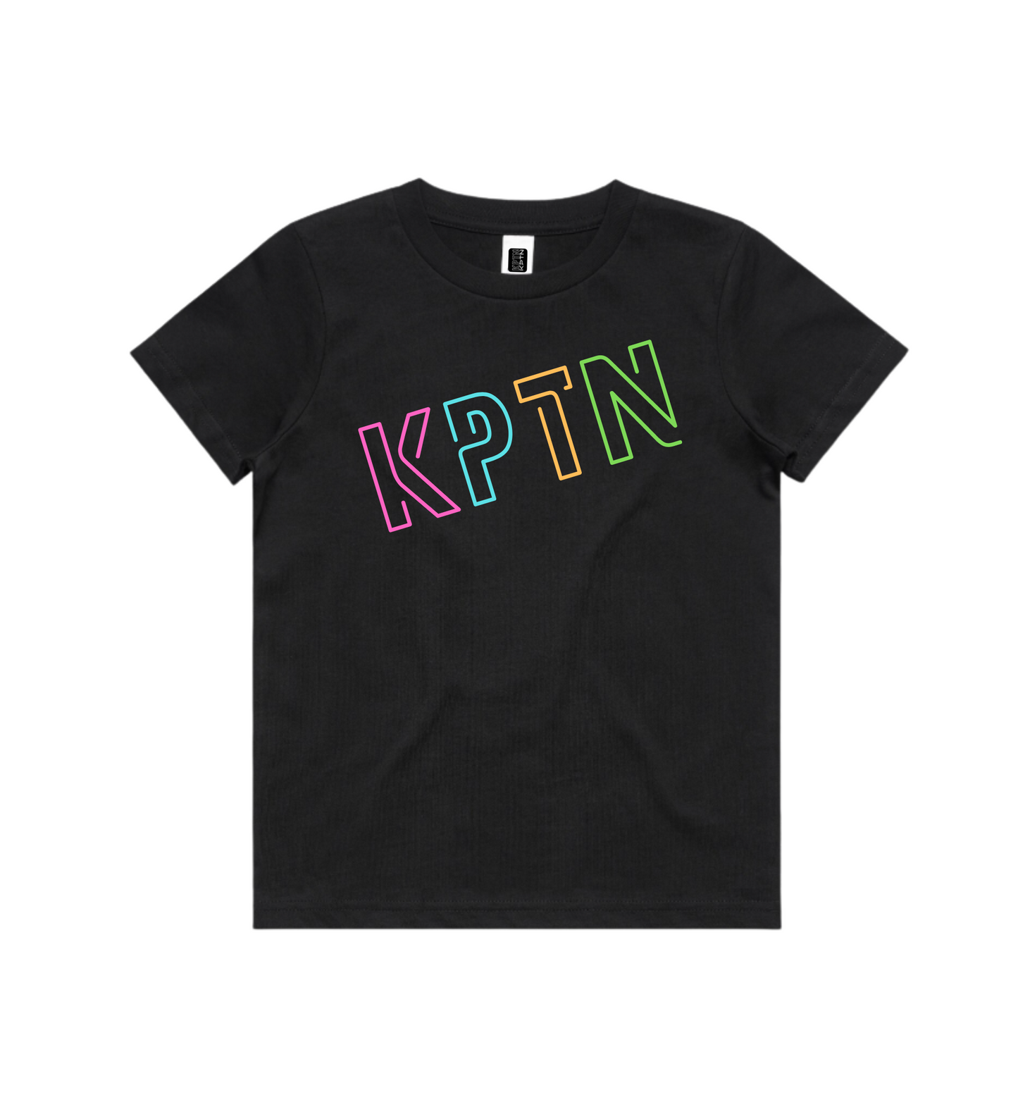 Kids Neon Tie-Dye Logo T-Shirt
